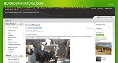 Desktop Screenshot of burrosminiatura.com