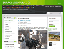 Tablet Screenshot of burrosminiatura.com